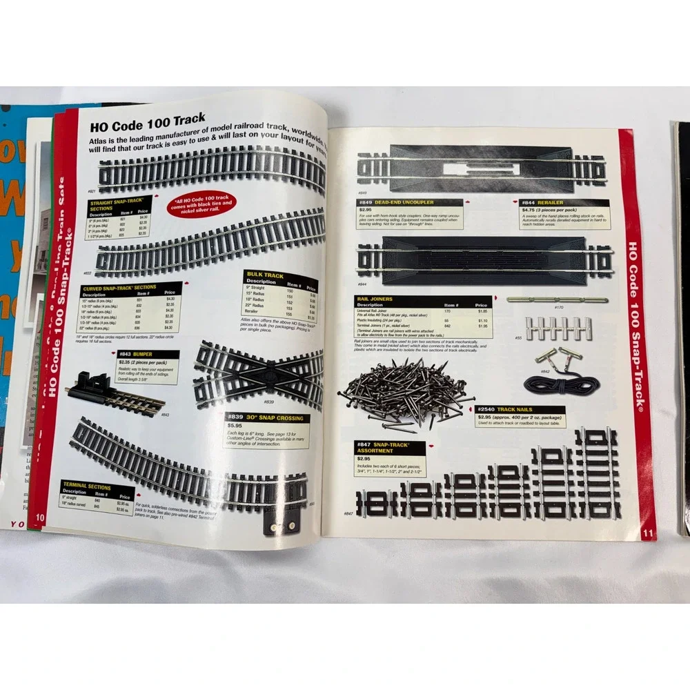 Atlas HO Scale Model Railroad Book Lot – Wiring, Layout Guides, Catalogs Manual